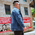 Oversize Denim Jacket Long Sleeve Jean Jacket Coats For Men